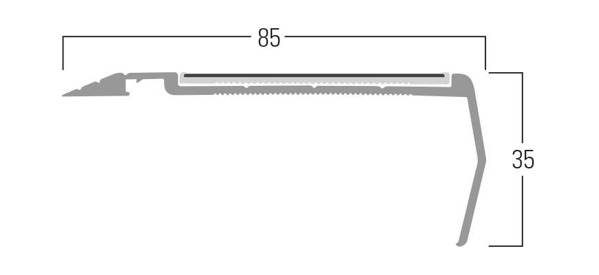 400 Series - Smn 410 end profile